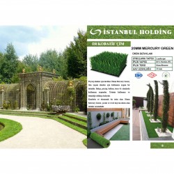 Profil Boru Mercury Green 20mm Çim Halılar