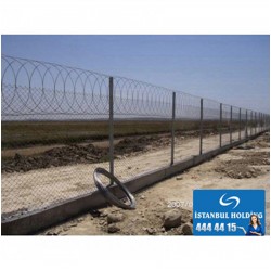 Profil Boru Paslanmaz Krom Düzlemsel Jiletli Tel 90cm