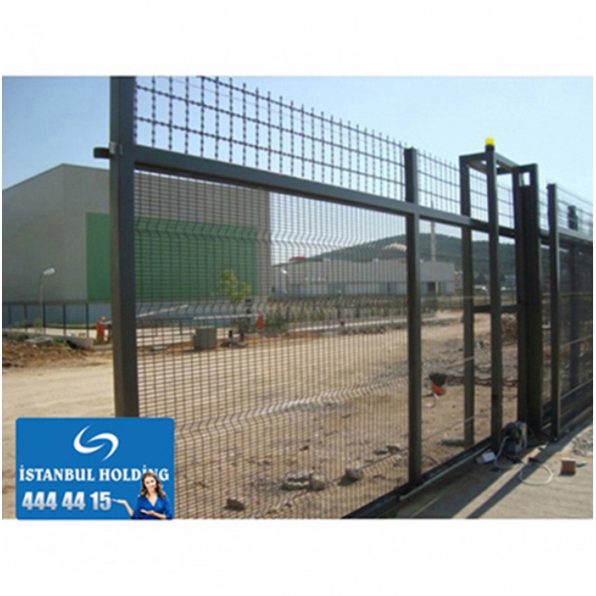Profil Boru Puntalı Galvanizli Jiletli Tel